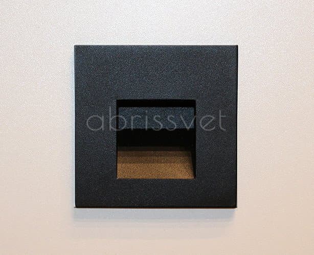 ITALLINE DL 3019 black светильник встраиваемый
