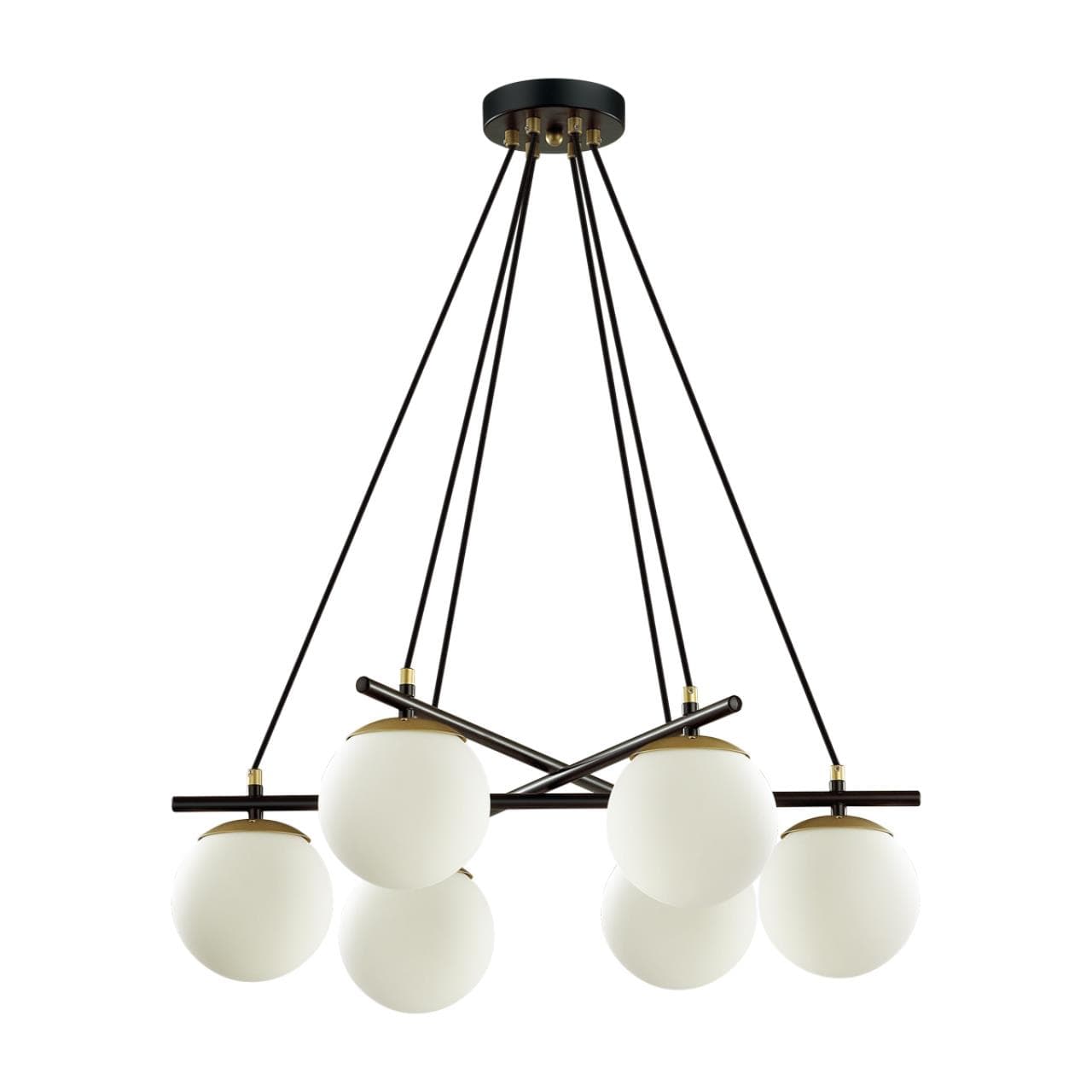 Lumion 5212/6 MODERNI черный, золотой Люстра E27 6*60W 220V RANDI