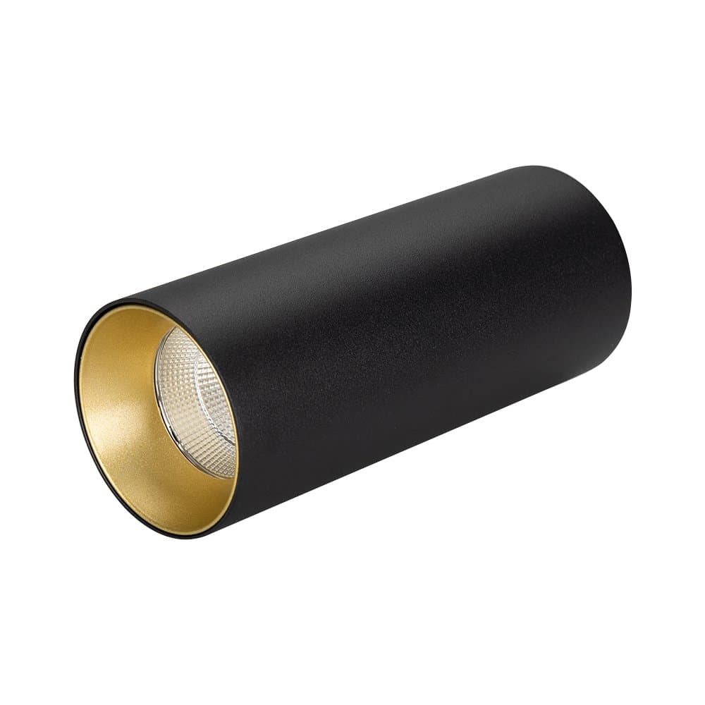 Arlight Светильник SP-POLO-SURFACE-R65-8W Warm3000 (BK-GD, 40 deg) (IP20 Металл, 3 года) 027508 — миниатюра 1