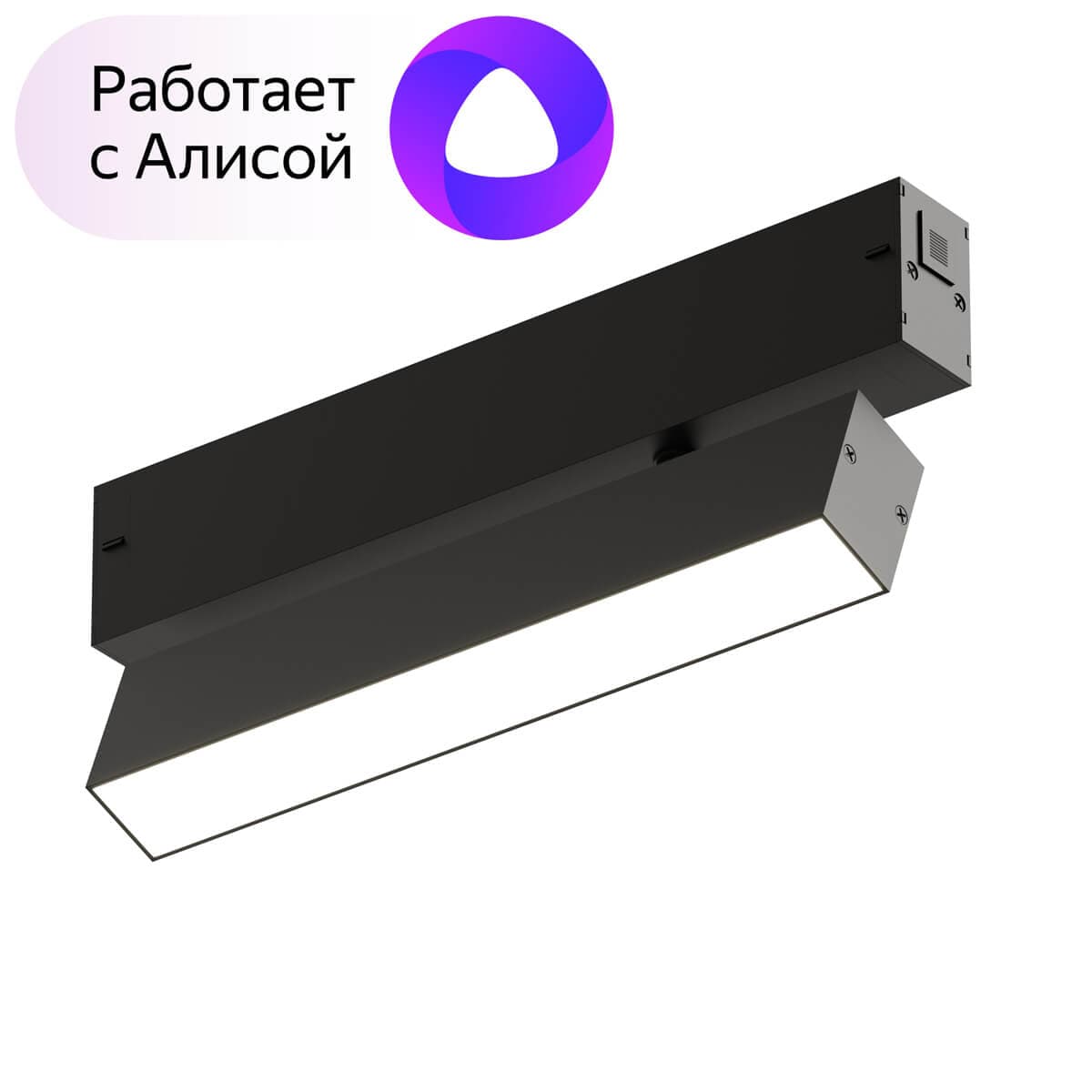 Denkirs DK8009-BK Поворотный матовый светильни SMART 9W DIM 3000K-6000K черный