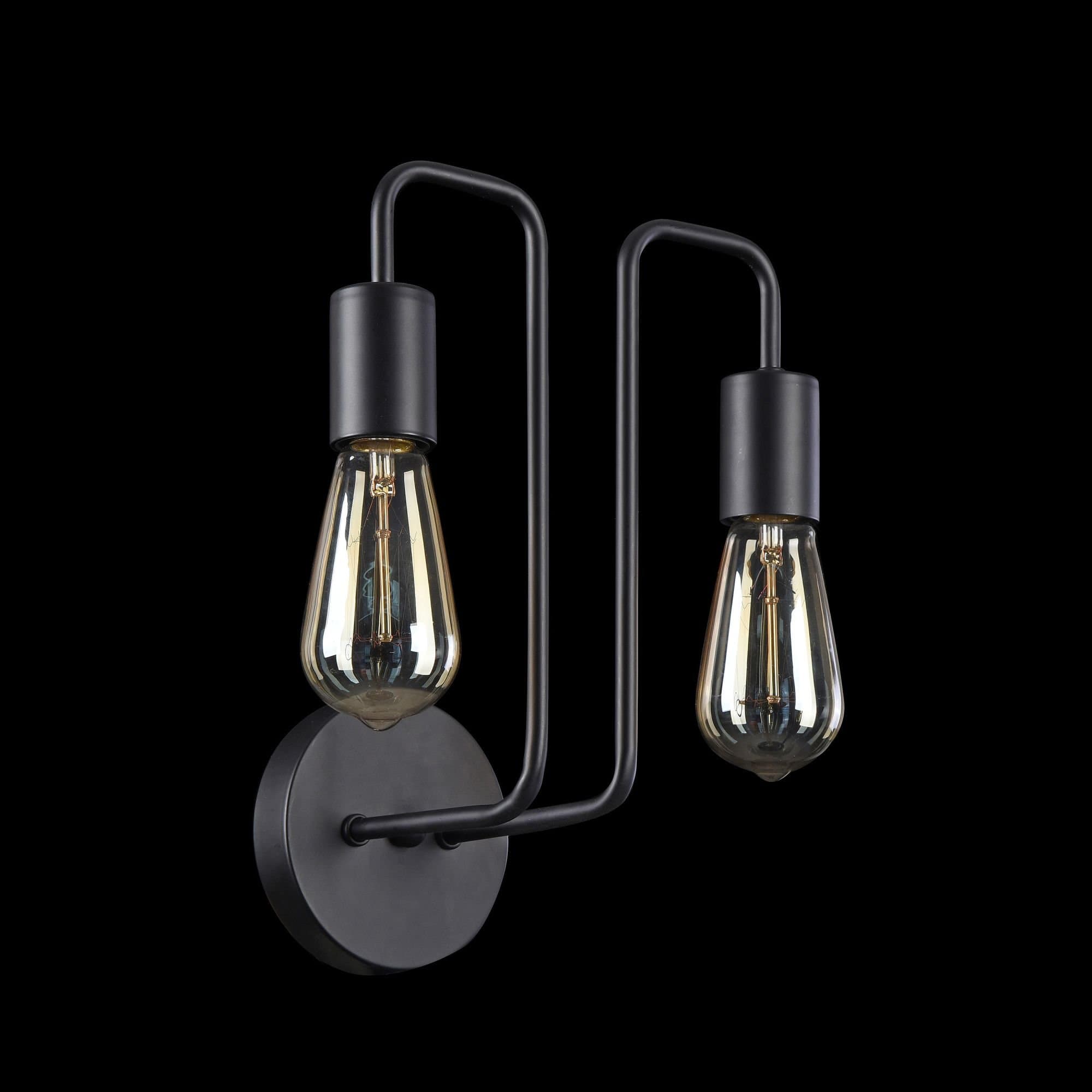 Maytoni Loft Gilbert Черный Бра 2xE27 60W T532WL-02B — миниатюра 9