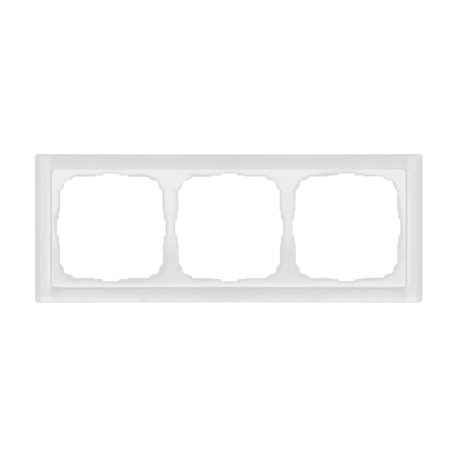 Systeme Electric ArtGallery Pure Матовое органическое стекло Белый Рамка 3-ая — миниатюра 2