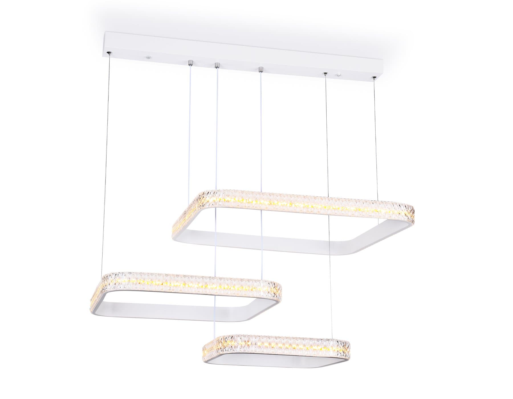 Ambrella Потолочный светодиодный светильник с пультом FA6165 WH белый 131W 720*500*900 (ПДУ РАДИО 2.4) — миниатюра 5