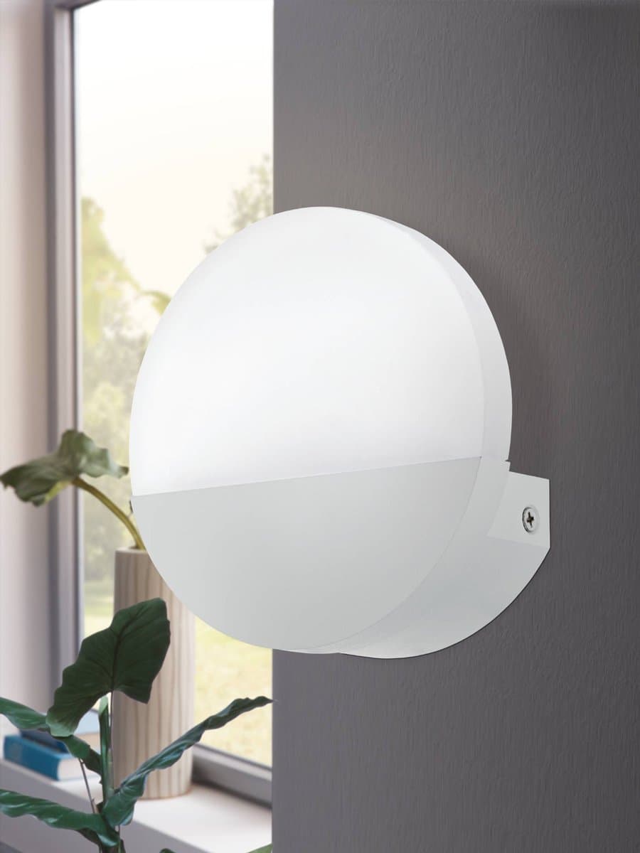 Eglo Бра LED METRASS 1, 5W(LED), L130, H130, алюминий, белый/пластик, матовый 96039 — миниатюра 2