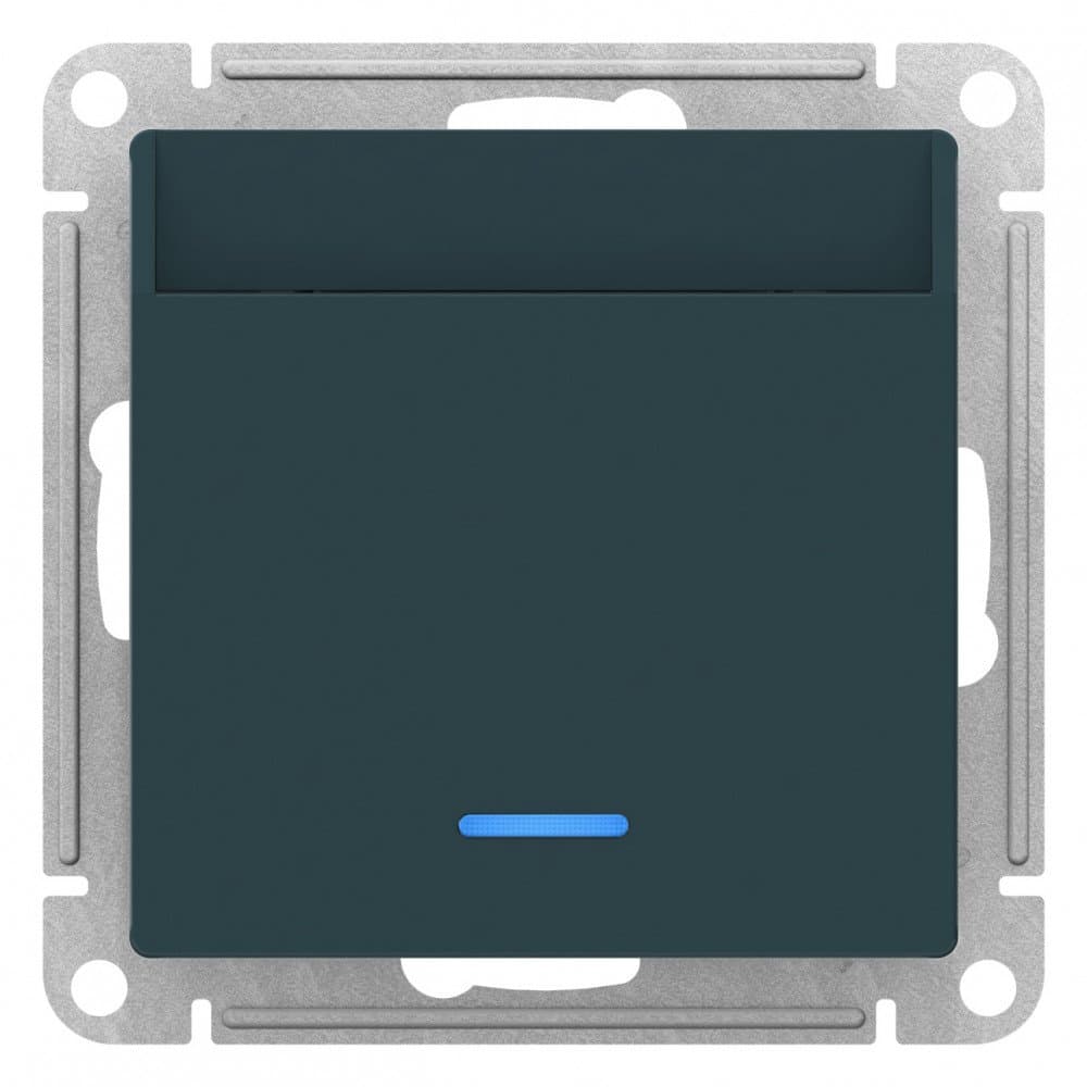 Systeme Electric AtlasDesign Изумруд Переключатель карточный с задержкой времени, механизм