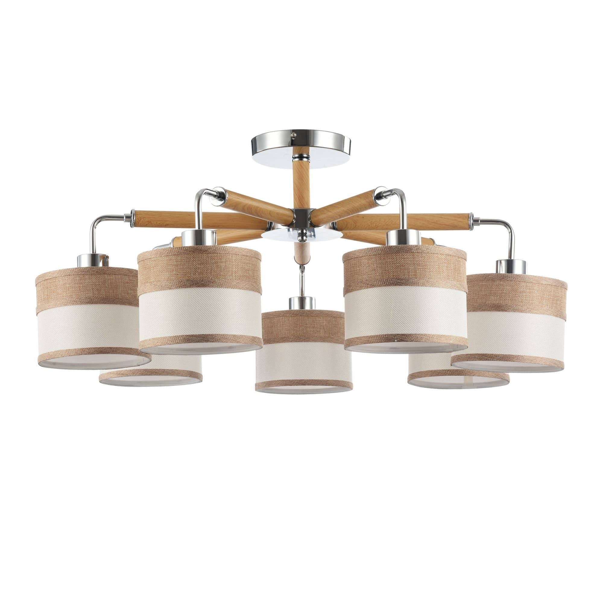 Freya Modern Helen Хром Потолочный светильник E27 40W FR5329-PL-07-CH — миниатюра 3