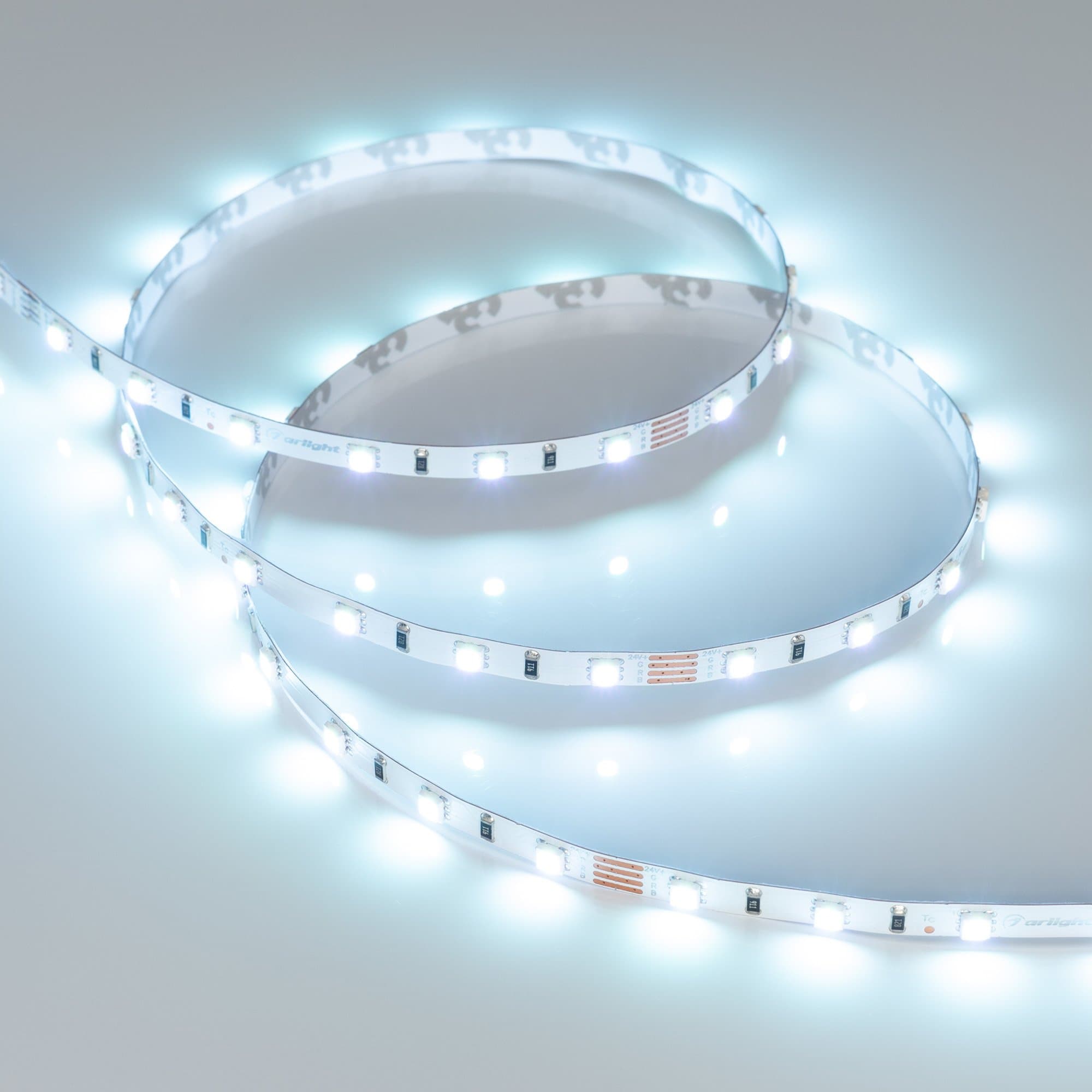 Arlight Светодиодная лента RT-G60-5mm 24V RGB (6.6 W/m, IP20, 3838, 5m) (узкая) 030164(2) — миниатюра 4