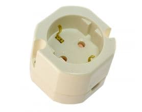 Anam Legrand DIY Alpex Розетка 1-ая с/з накладная B ALP 3224