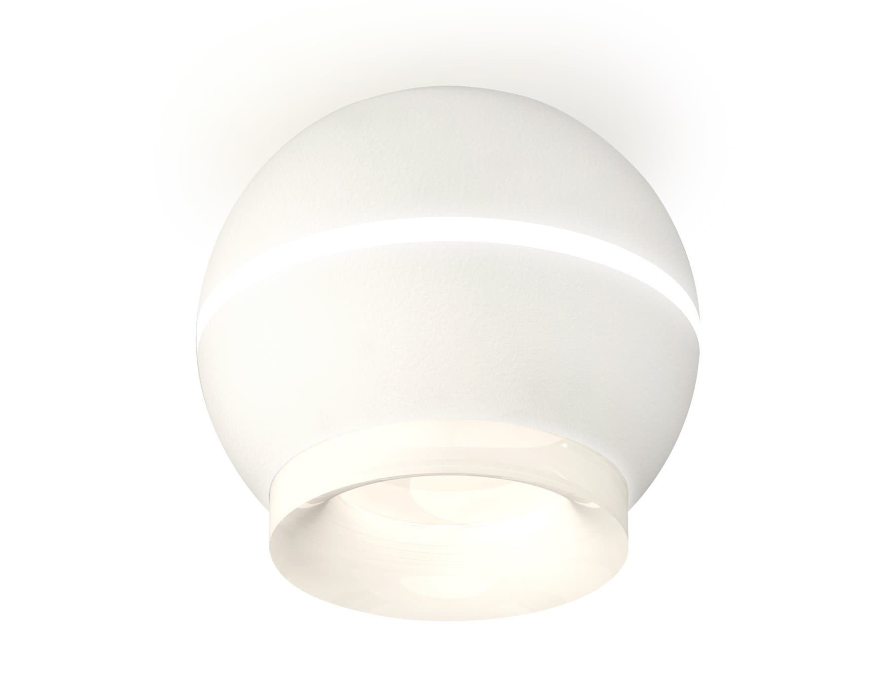 Ambrella Комплект накладного светильника XS1101041 SWH/FR белый песок/белый матовый MR16 GU5.3 LED 3W 4200K (C1101, N7165) — миниатюра 1