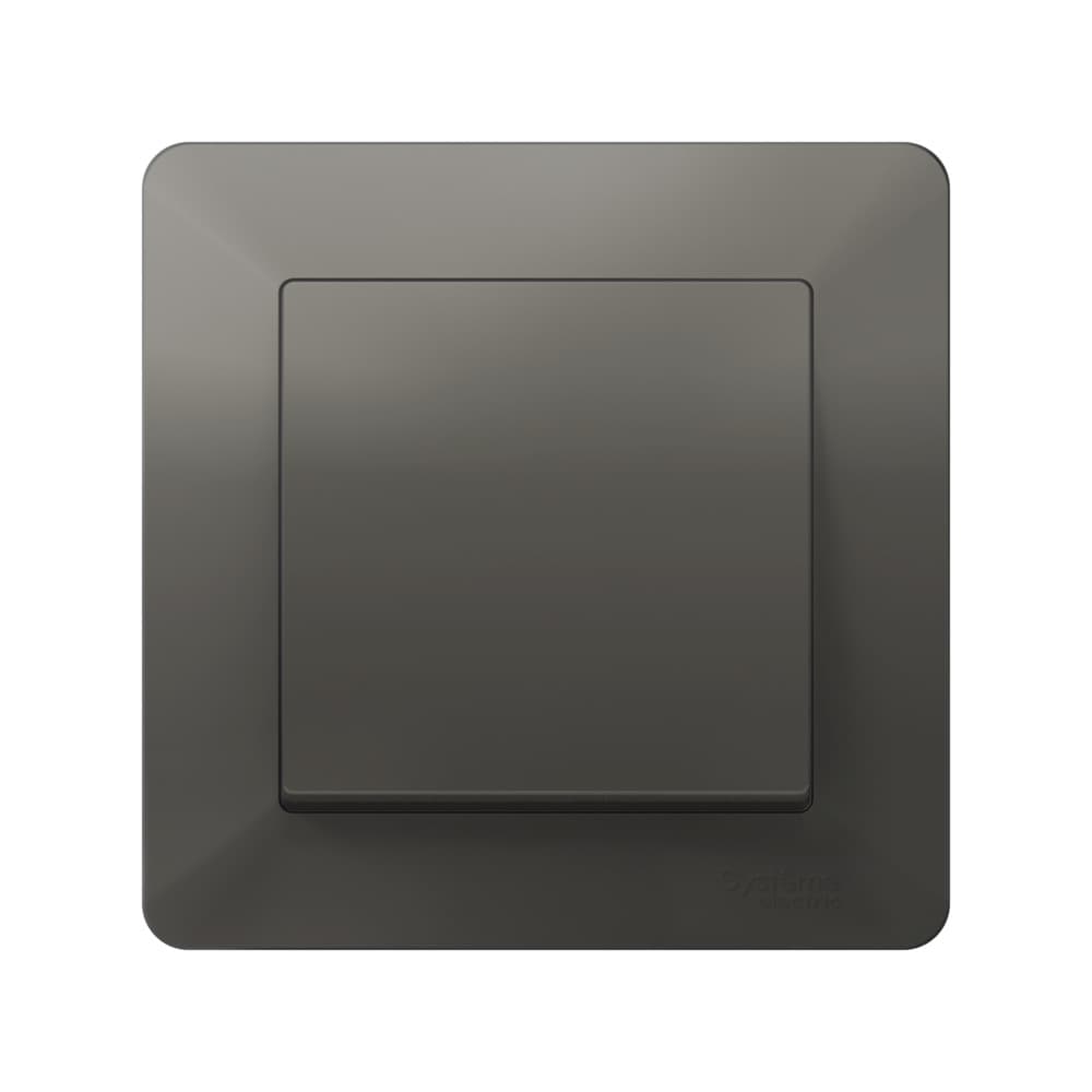 Systeme Electric AtlasDesign Air Сталь/дымчатый черный Рамка 1-ая — миниатюра 3