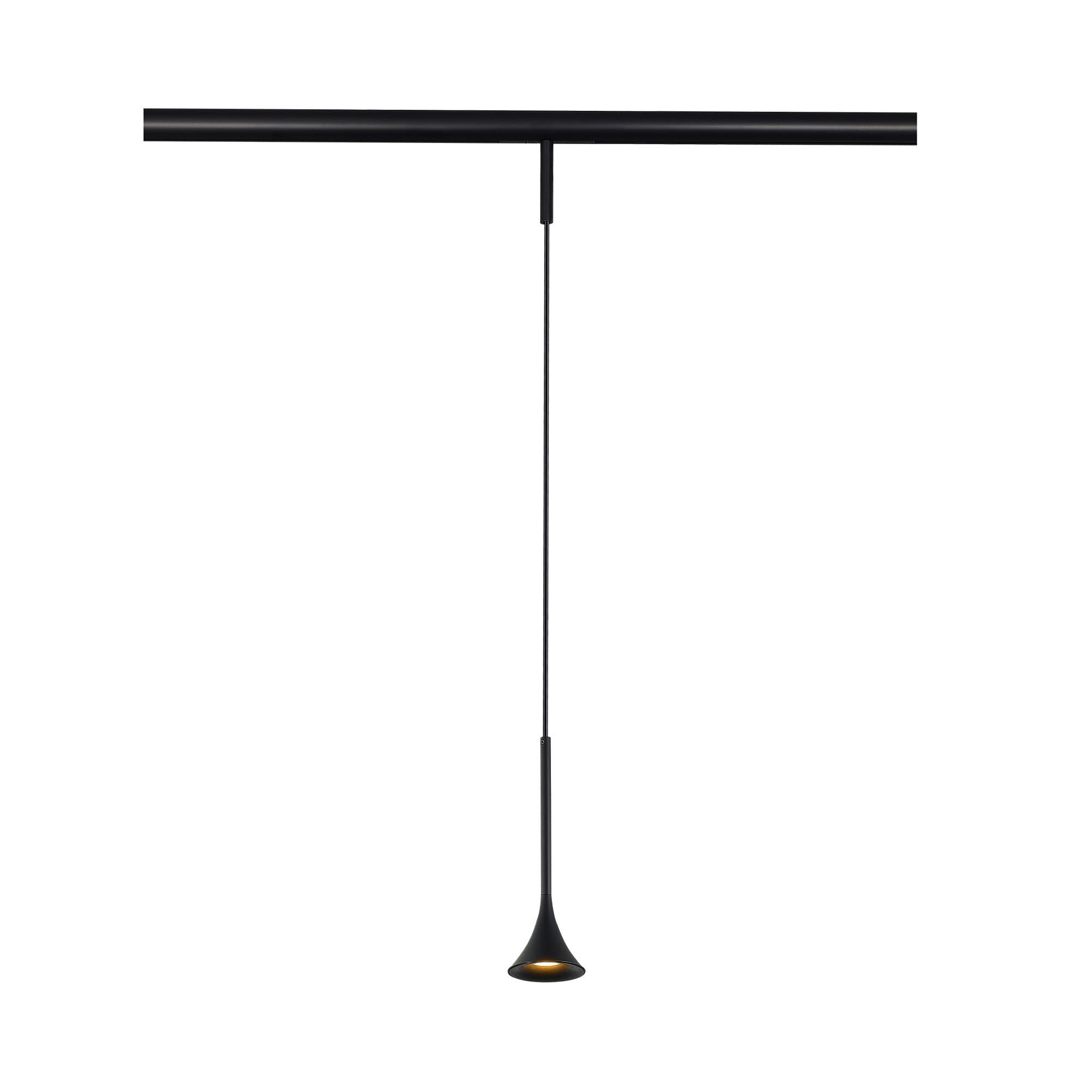 ST LUCE ST688.436.05 Магнитный трековый светильник Черный LED 1*5W 3000K Lm Ra>90 IP20 D70xH225 24V