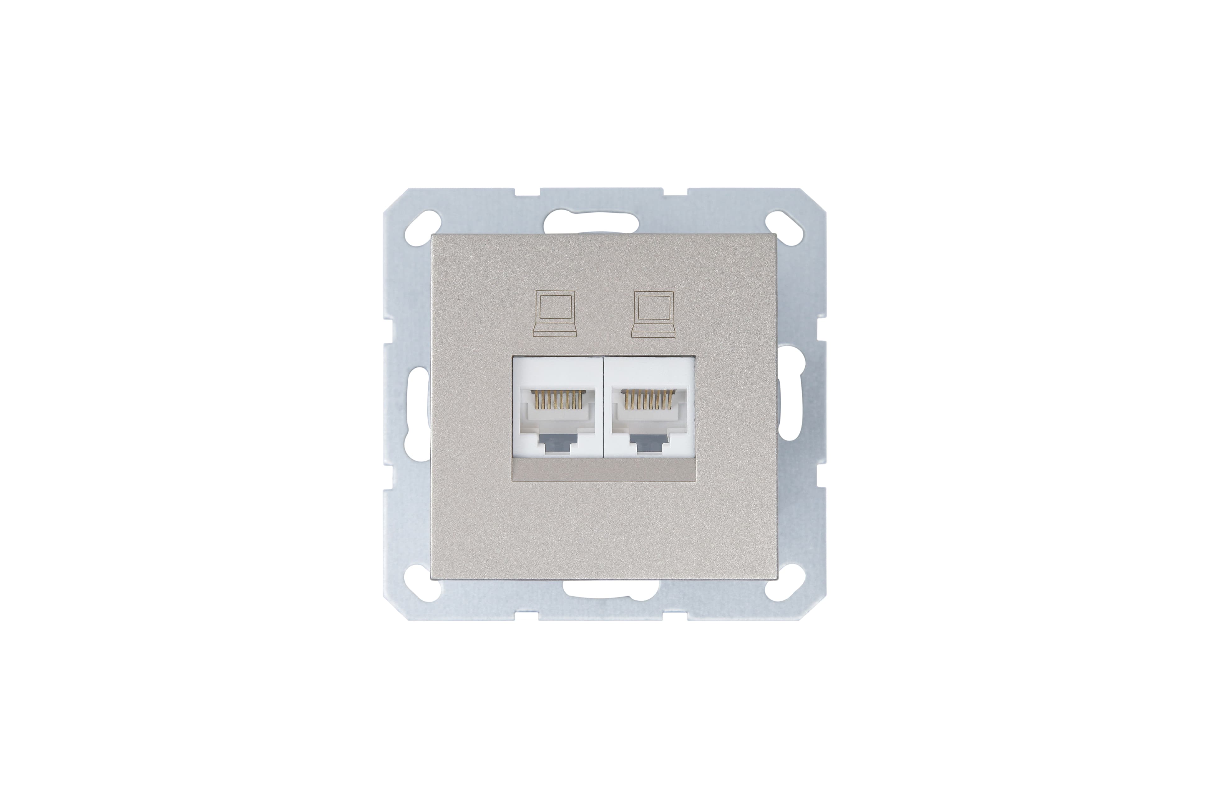 Jasmart G Шампань Розетка RJ45 2-ая