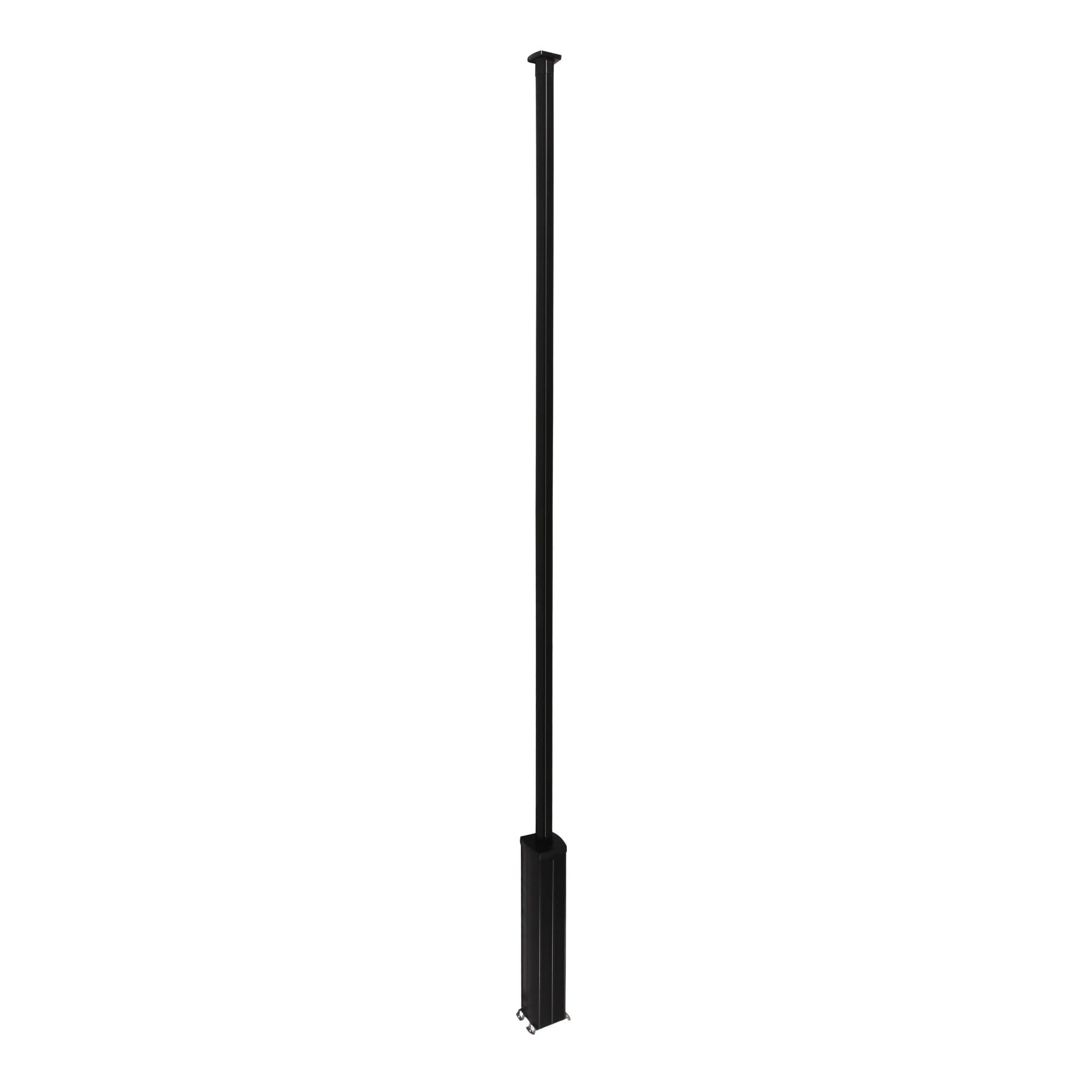 Legrand Snap-On колонна алюминиевая с крышкой из пластика 4 секции, высота 3,3 метра, цвет черный 653052 — миниатюра 1