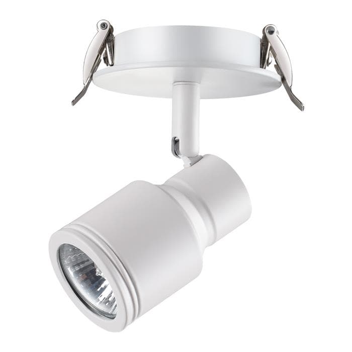 Novotech 370395 NT18 101 белый Встраиваемый светильник IP20 GU10 50W 220V PIPE