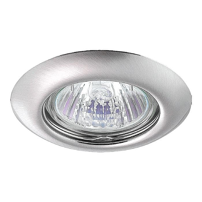 Novotech 369115 NT09 279 никель Встраиваемый НП светильник GX5.3 50W 12V TOR