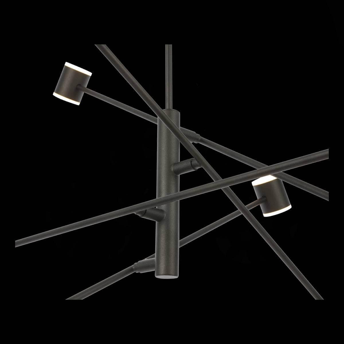 ST Luce SL1597.403.08 Светильник подвесной Черный/Белый LED 8*6W — миниатюра 4