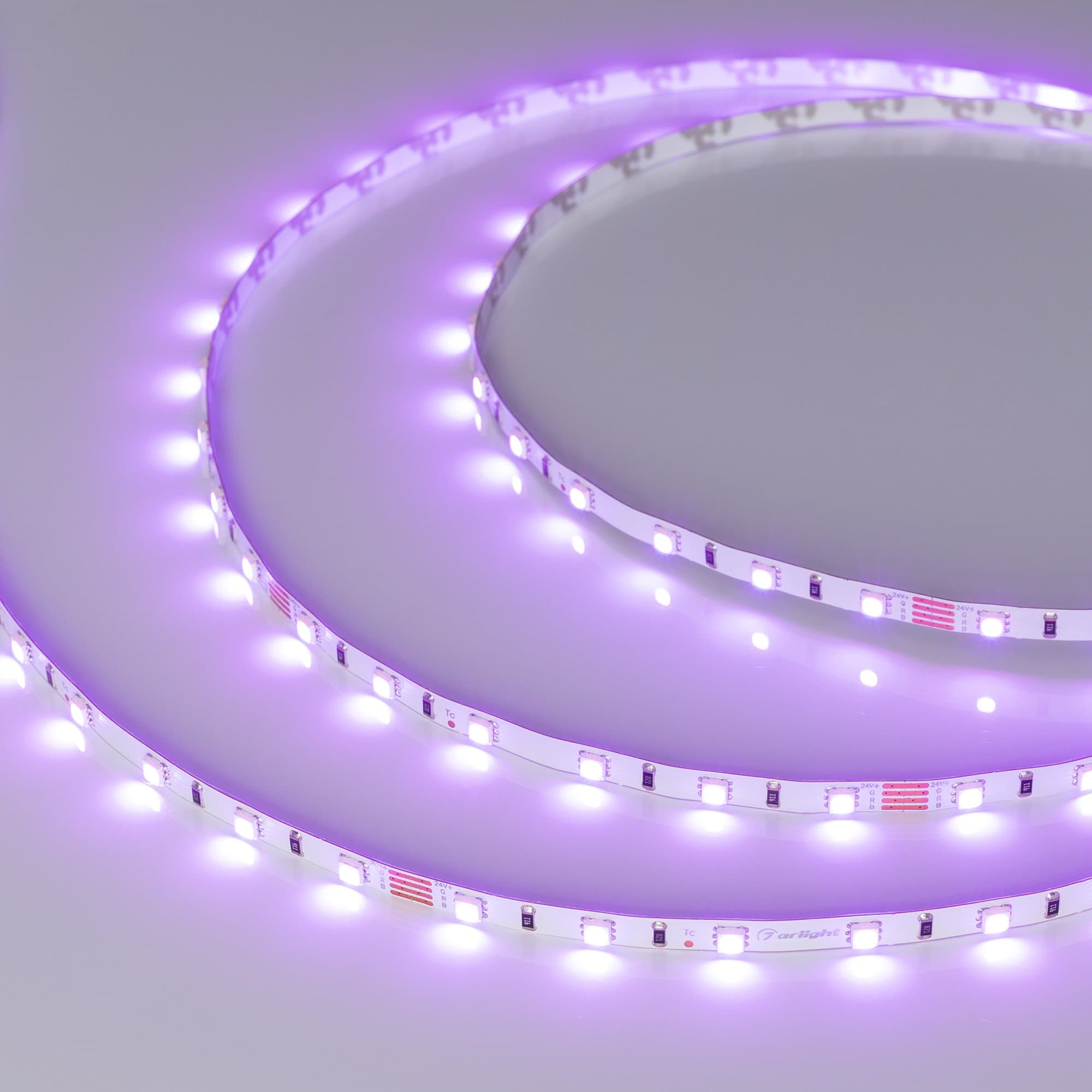 Arlight Светодиодная лента RT-G60-5mm 24V RGB (6.6 W/m, IP20, 3838, 5m) (узкая) 030164(2) — миниатюра 2