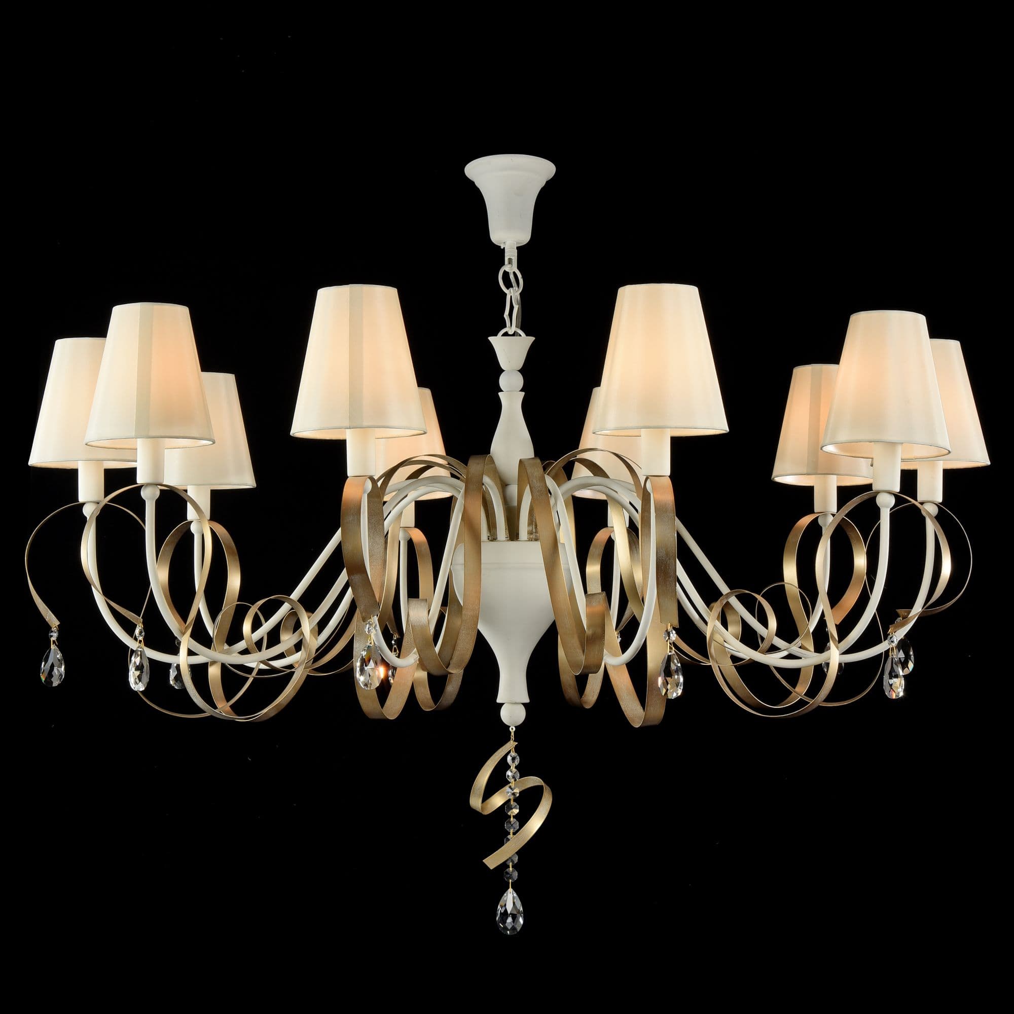 Maytoni Люстра Intreccio Белый с Золотом — миниатюра 2