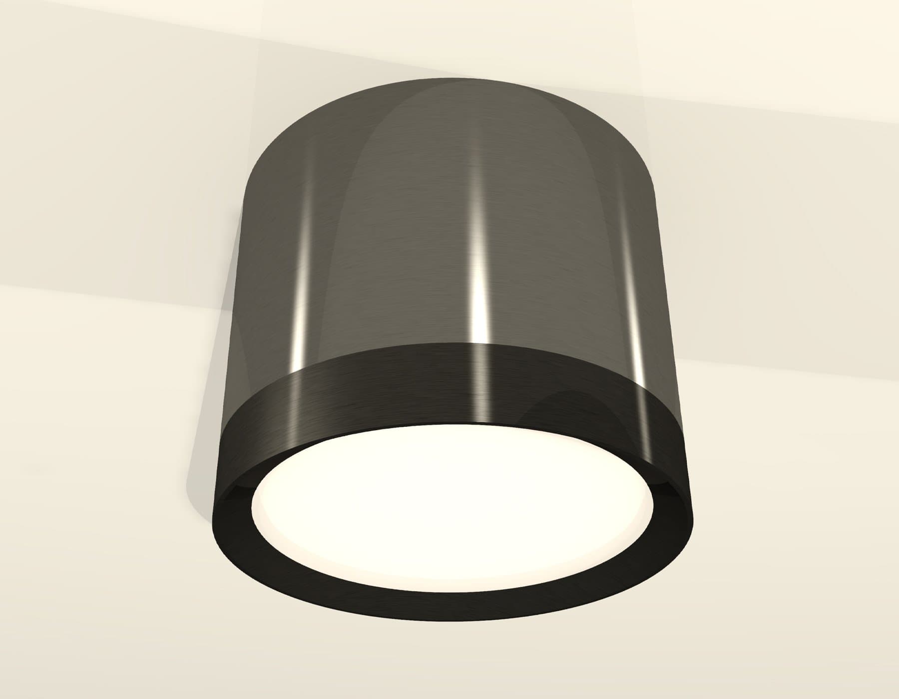 Ambrella Комплект накладного светильника XS8115001 DCH/PBK черный хром/черный полированный GX53 (C8115, N8113) — миниатюра 3