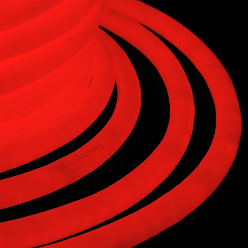 NEON-NIGHT Гибкий Неон LED 360 (круглый) - красный, бухта 50м 131-032 — миниатюра 1
