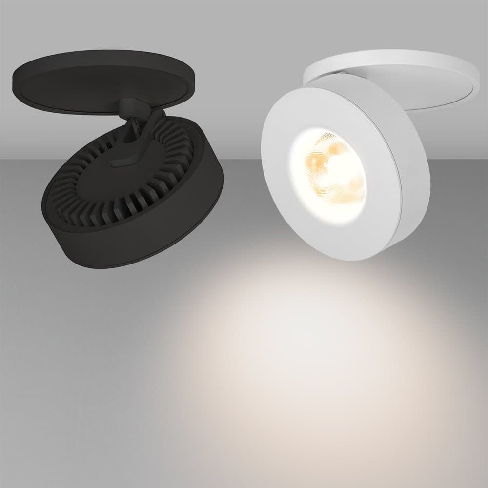 Arlight Светильник LGD-MONA-BUILT-R100-12W Warm3000 (WH, 24 deg) (IP40 Металл, 3 года) 025450 — миниатюра 2