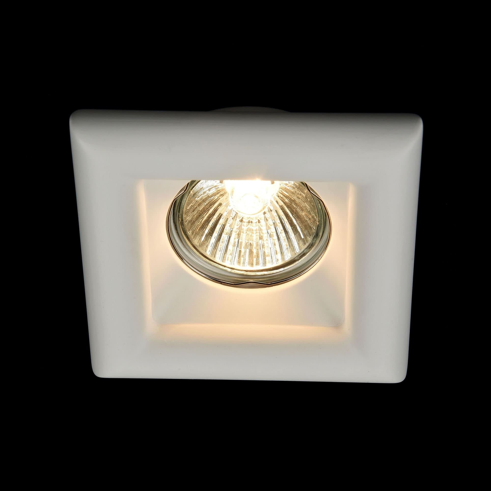 Maytoni DownLight Gyps Белый Встроенный светильник 1xGU10 35W DL007-1-01-W — миниатюра 2