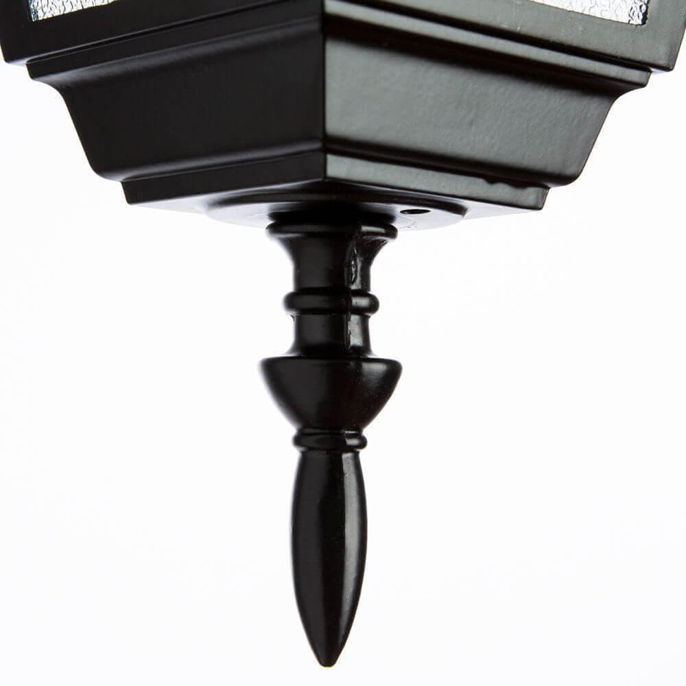Arte Lamp Bremen Черный/Прозрачный Светильник уличный настенный 1x60W E27 A1012AL-1BK — миниатюра 4