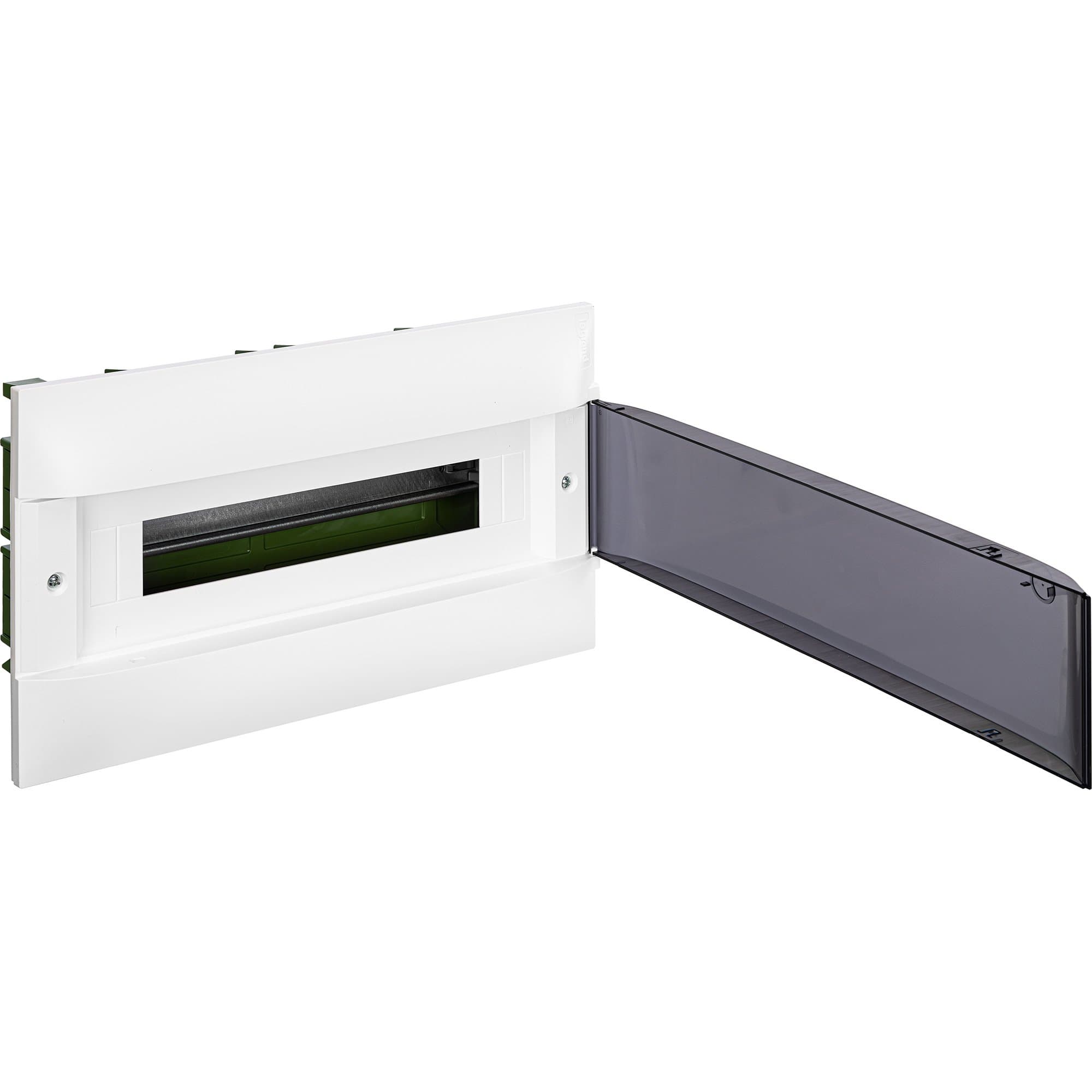 Legrand Practibox S Пластиковый щиток Встраиваемый (в полые стены) 1X18 Дымчатая дверь 137576 — миниатюра 2