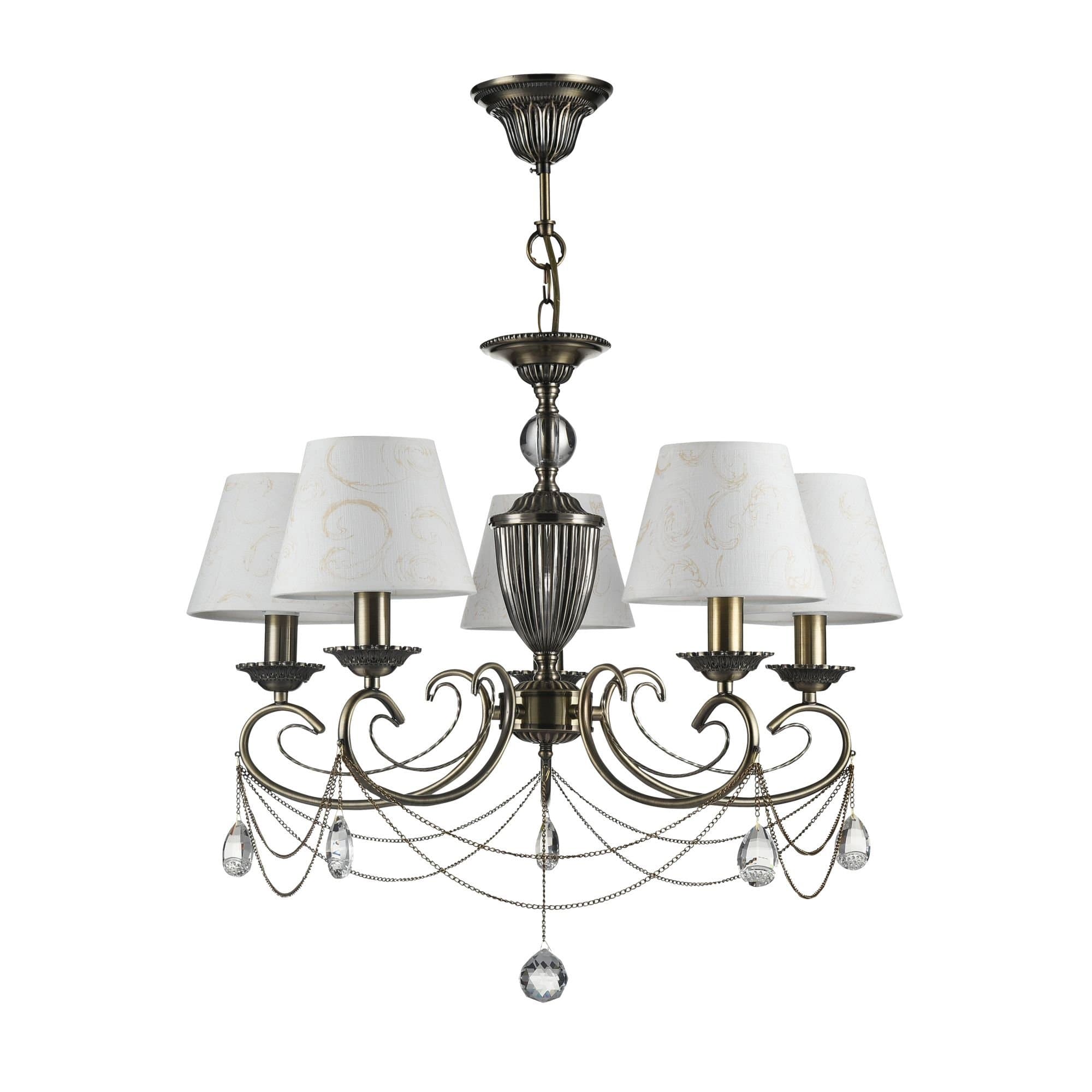 Freya Classic Brossard Бронза Люстра E14 40W FR2904-PL-05-BZ — миниатюра 7