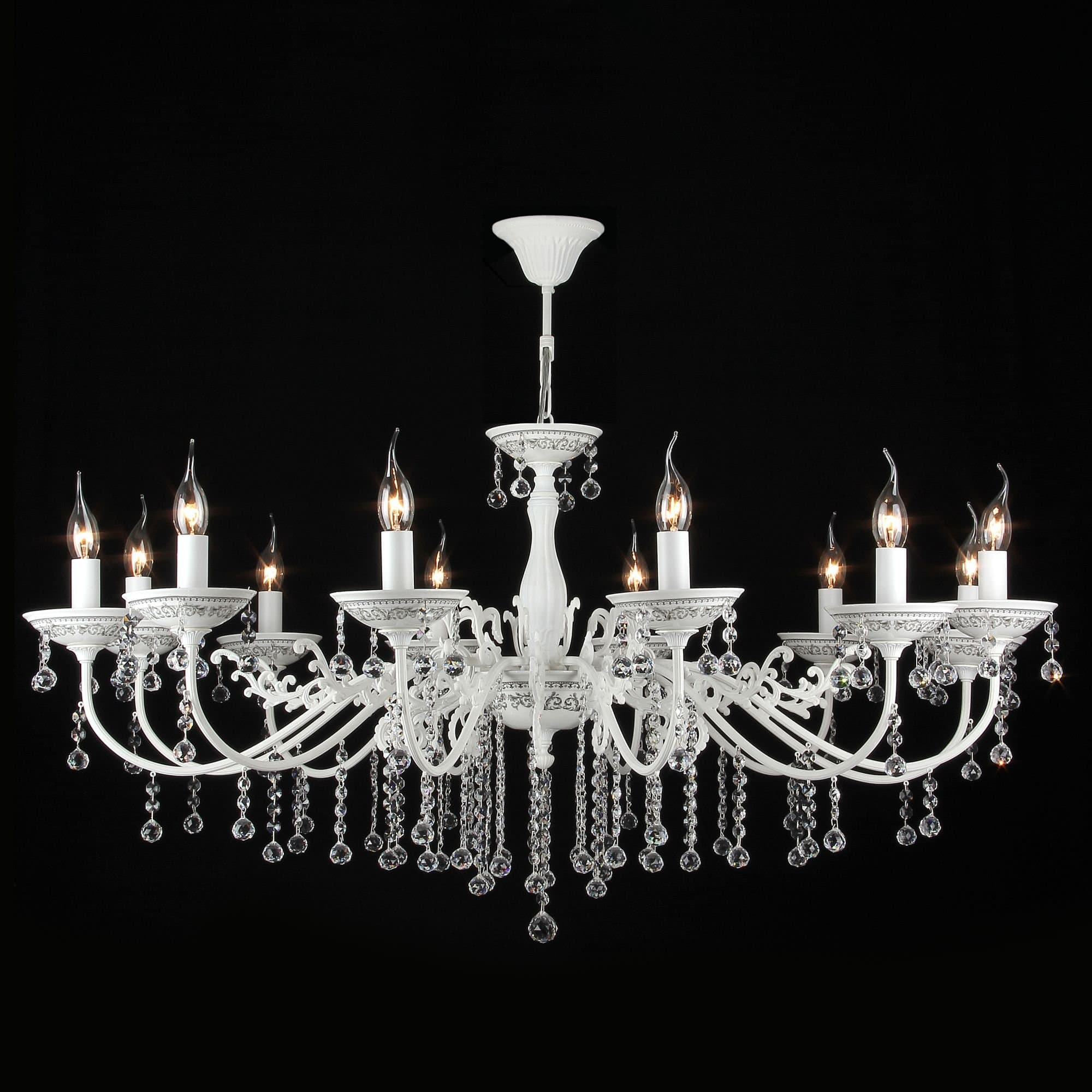 Maytoni Elegant Bellona Белый Люстра 12xE14 60W ARM386-12-W — миниатюра 2