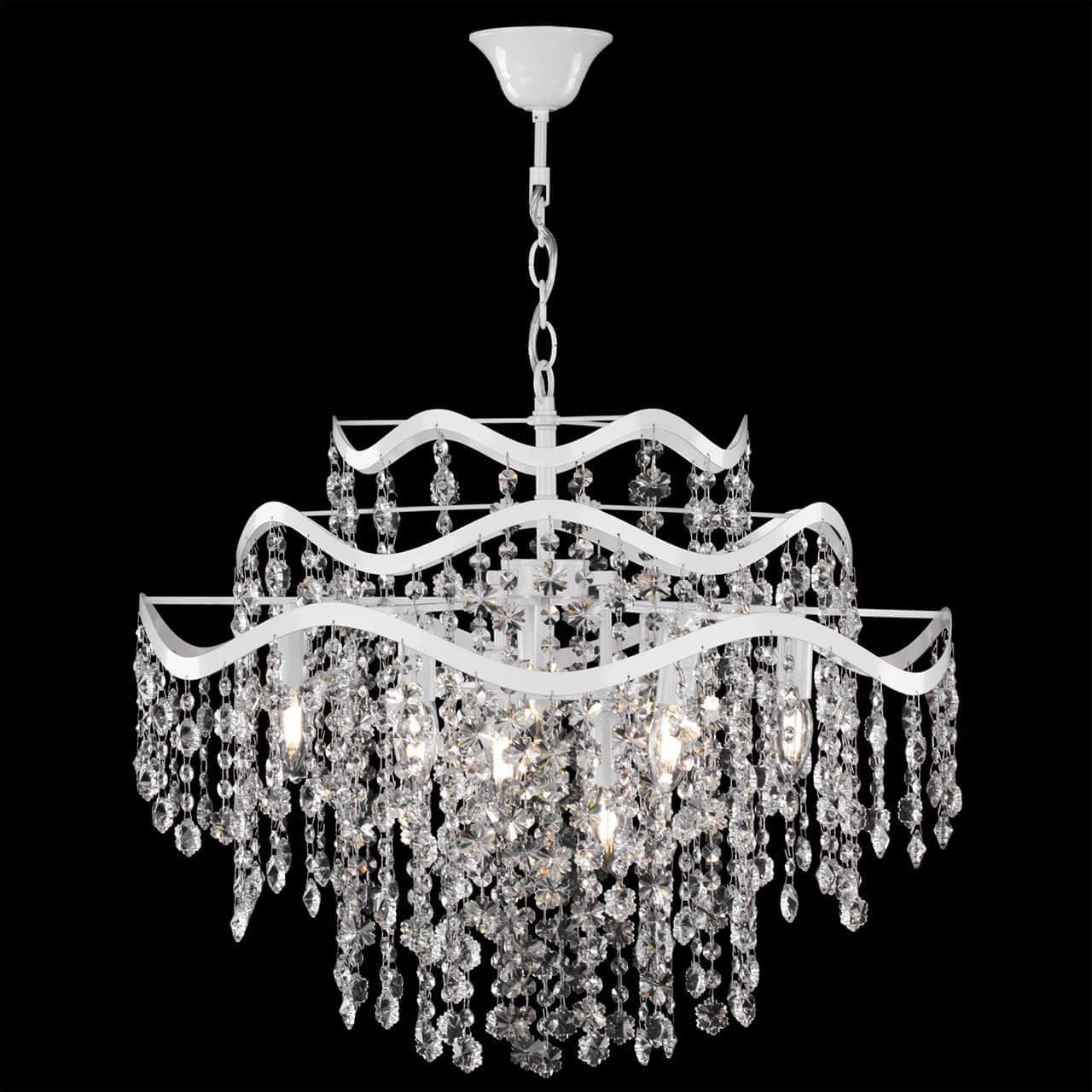 Freya Crystal Charlotte Белый Подвесной светильник E14 40W FR1001PL-09W — миниатюра 6