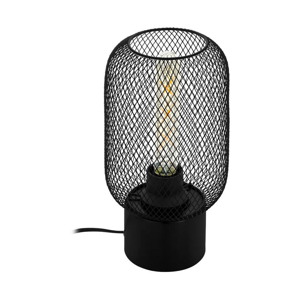 Eglo 43096 Настольная лампа WRINGTON, 1x60W (E27), 150, H285, основа ?100, сталь, черный