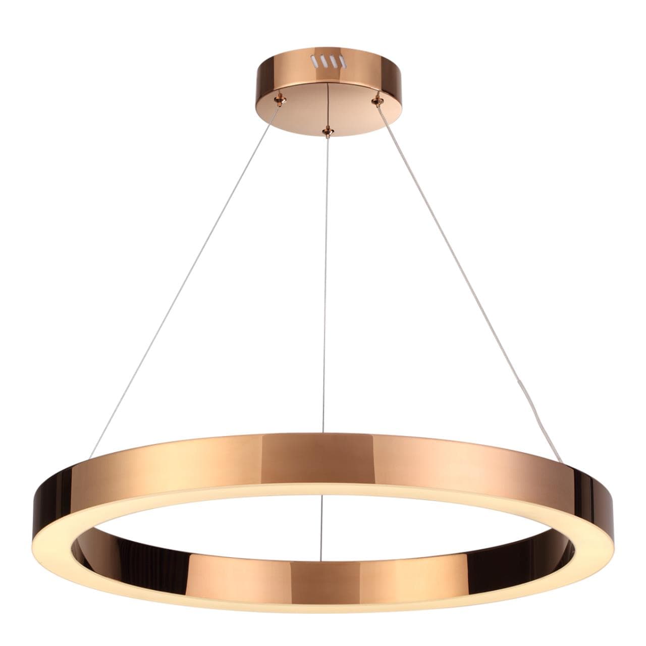 Odeon Light 3885/35LAY L-VISION ODL20 113 полированное золото/металл Подвесной светильник LED 4000K 42W 1035lm  220V (2 вида крепления) BRIZZI