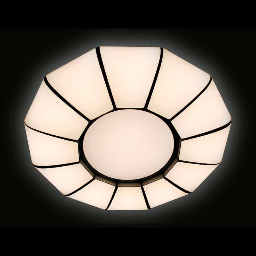Ambrella Потолочный светодиодный светильник с пультом FP2311 WH 114W 480*480*90 (ПДУ РАДИО 2.4) FP2311 WH 114W D480 — миниатюра 3