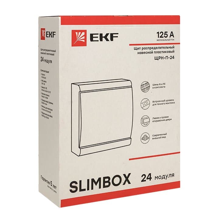 EKF PROxima SlimBox Щит распред. навесной ЩРН-П-24 IP41 — миниатюра 3