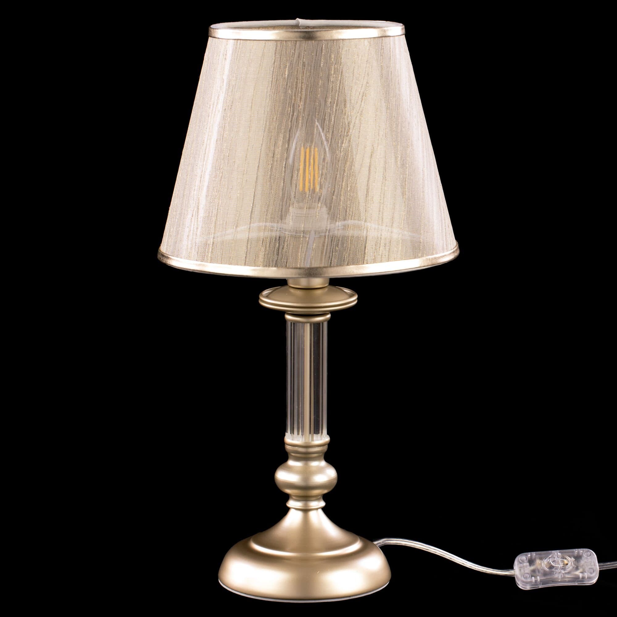 Freya Classic Ksenia Матовое Золото Настольная лампа E14 40W FR2539TL-01G — миниатюра 4