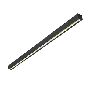 Varton Светодиодный светильник Mercury LED Mall 1460*66*58 мм опал 44W 4000К RAL9005 черный муар V1-R0-90150-31G02-2304440