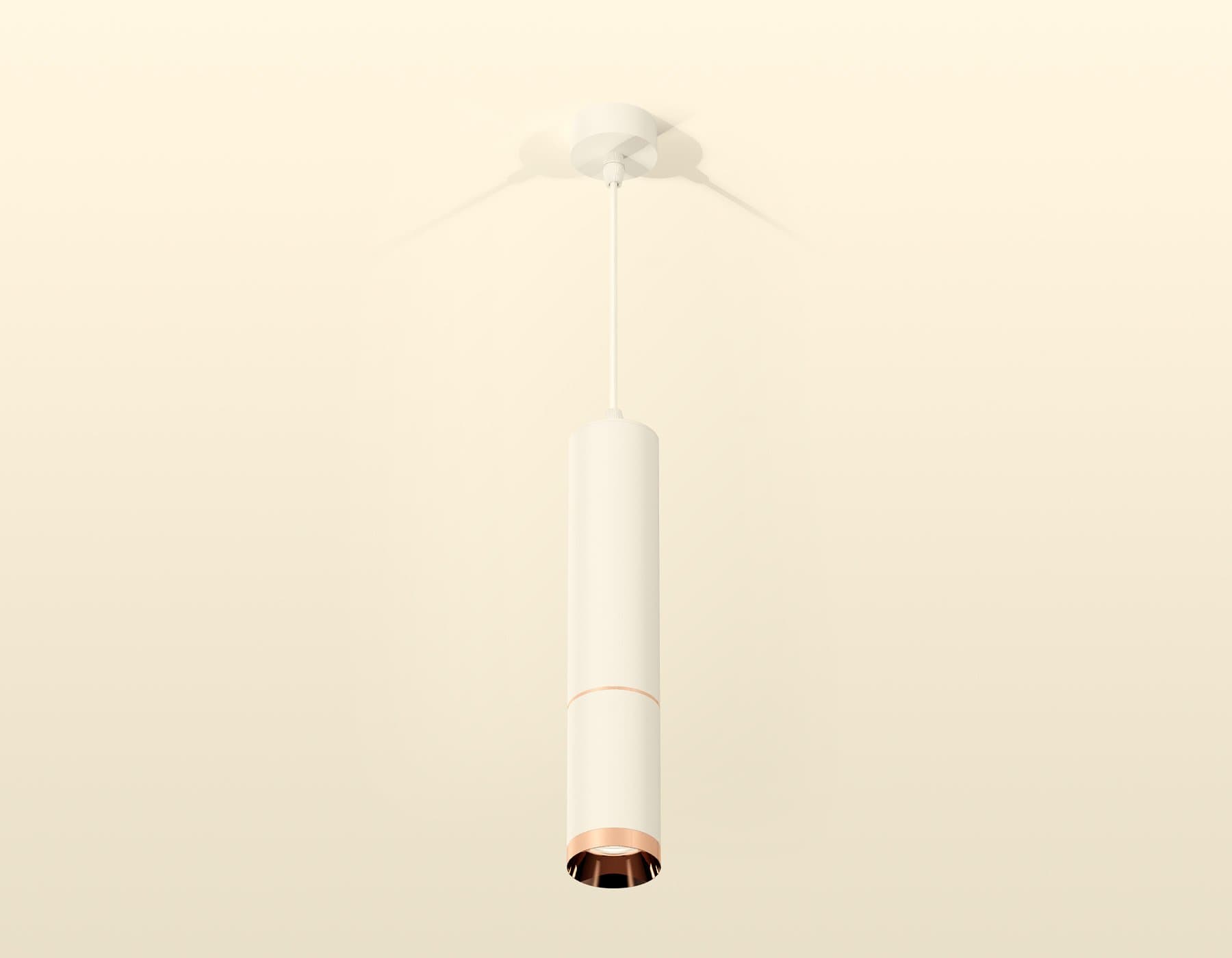 Ambrella Комплект подвесного светильника XP6322030 SWH/PPG белый песок/золото розовое полированное MR16 GU5.3 (A2301, C6355, A2063, C6322, N6135) — миниатюра 3