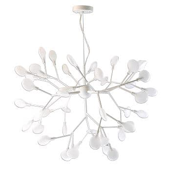 Kink Light Люстра ВЕТТА белая d82 h62 G4 90W (Led лампы в комплекте, 4000K)