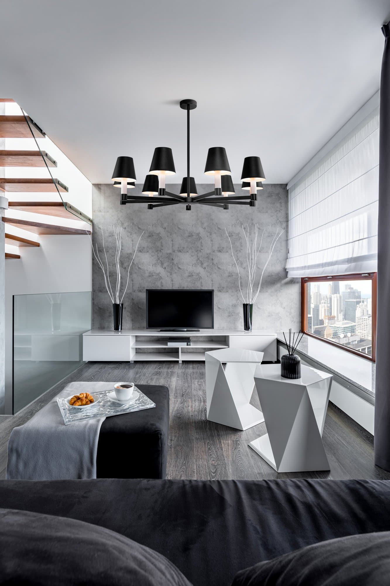 Maytoni Modern Черный Светильник подвесной MOD104PL-07B — миниатюра 5