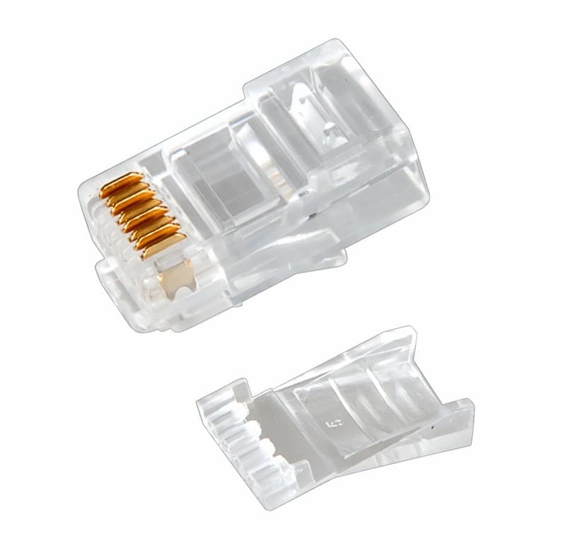 Джек RJ-45 8P8C CAT 6 (со вставкой) Rexant 05-1031 — миниатюра 1