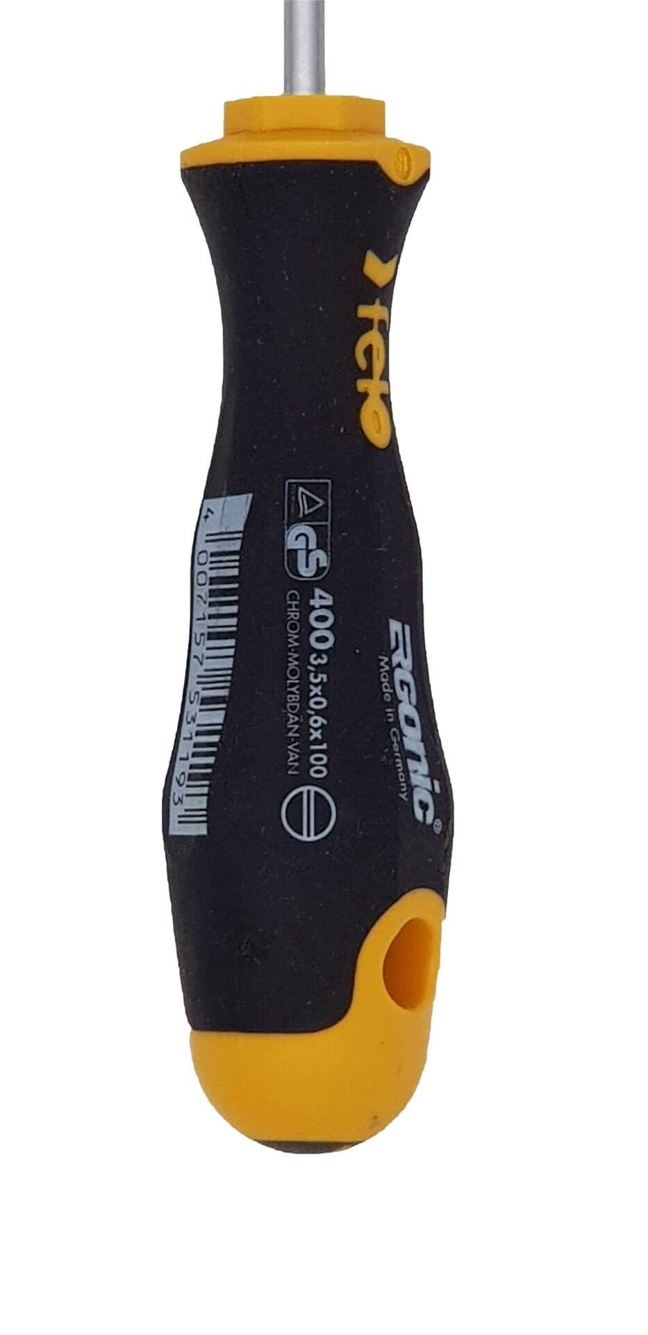 Felo Отвертка Ergonic плоская шлицевая 3,5X0,6X100 40035310 — миниатюра 3