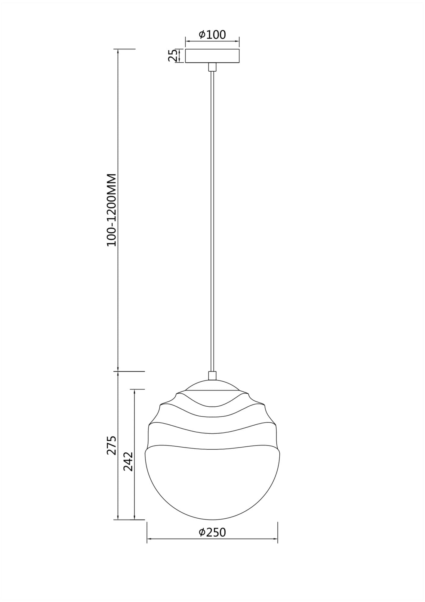 Maytoni Pendant Vinare Латунь Подвесной светильник P074PL-01BS — миниатюра 3