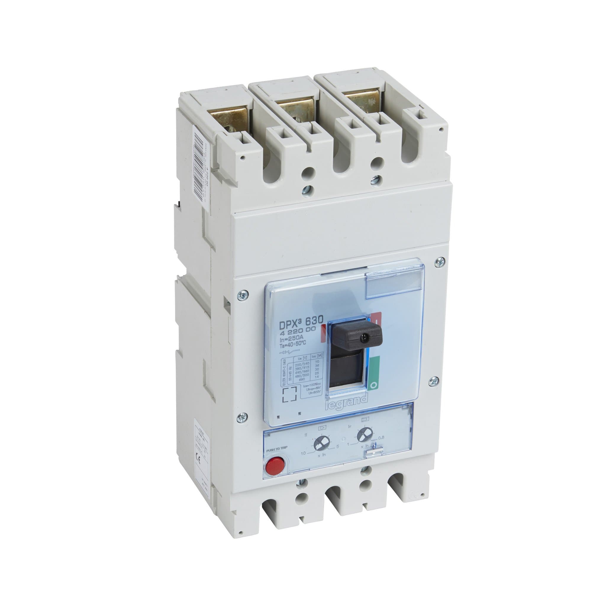 Legrand DPX3 630 Автоматический выключатель 3P 250А 36kA/ТМ 422000 — миниатюра 1