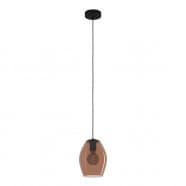 Eglo 390159 Подвесной светильник HL/1 E27 black/brown-transp.'ESTANYS 1