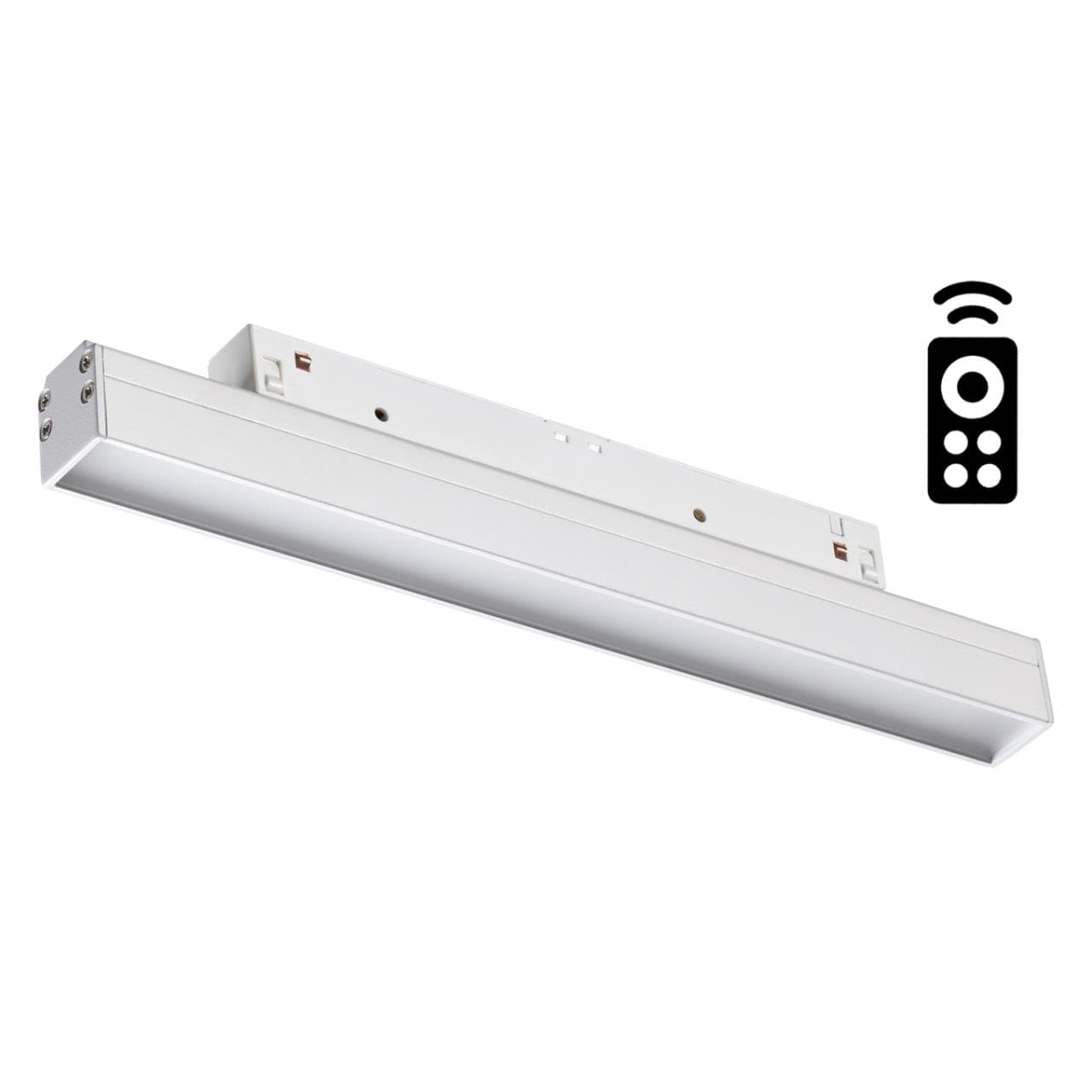 Novotech 358613 SHINO NT21 000 белый Трековый низковольтный св-к диммируемый с ДУ, со сменой цв.температуры IP20 LED 3000~6500К 12W 48V FLUM