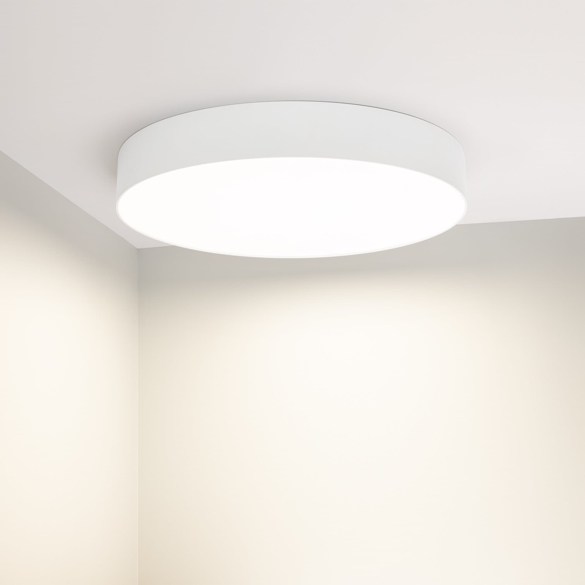 Arlight Светильник IM-RONDO-EMERGENCY-3H-R400-40W Warm3000 (WH, 120 deg, 230V) (IP40 Металл, 2 года) 039648