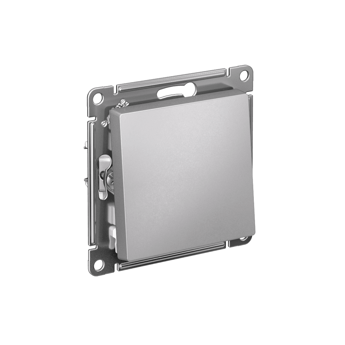 Systeme Electric AtlasDesign Алюминий Переключатель перекрестный 1-клавишный, сх.7, 10АХ, мех., быстрозажим. клем.