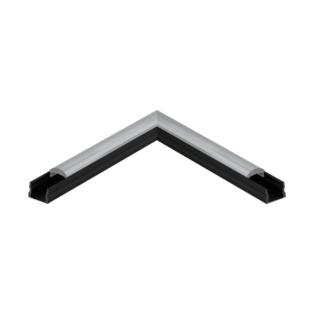 Eglo 98939 Профиль угловой SURFACE PROFIL 3 к арт 98939, L110, угол линзы 30°, алюминий, черный/пластик