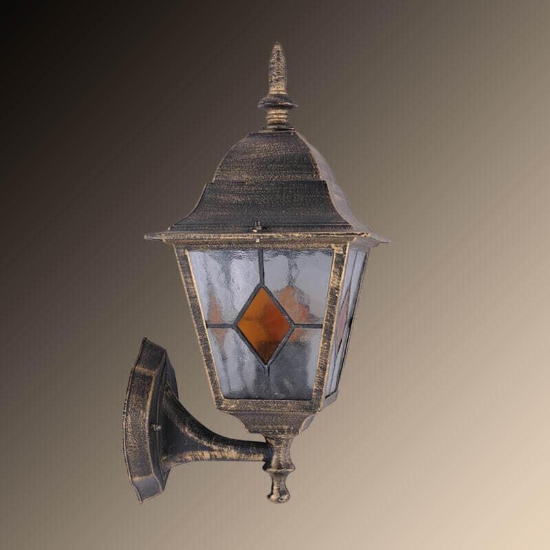 Arte Lamp Berlin Коричневый/Белый Светильник уличный настенный 1x75W E27 A1011AL-1BN — миниатюра 3